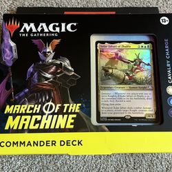 Magic The Gathering MTG March of the Machine Commander Deck Cavalry Charge Brand New Sealed