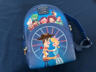 Disney Loungefly Toy Story Woody and BoPeeo Mini Backpack