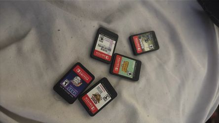 Nintendo Switch Game Cartridges Lot of 5