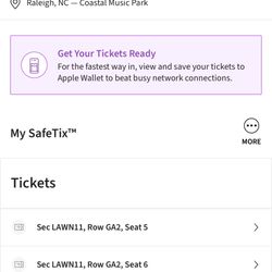 Riley GREEN TICKETS