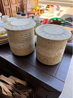 Pottery Canisters