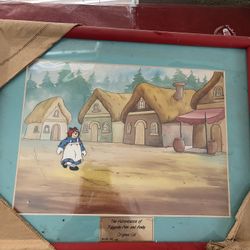 Raggedy Ann And Andy Film Cel 