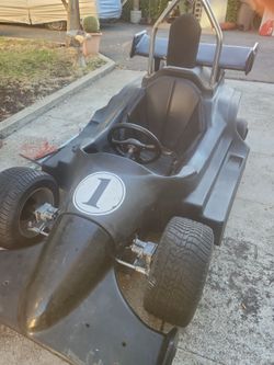 Clustom Go-Kart with Roll Bar – #1