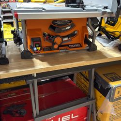 Ridgid 10inc Table Saw With Stand 