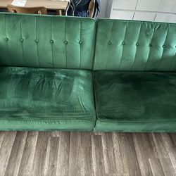 Three Piece Green Couch