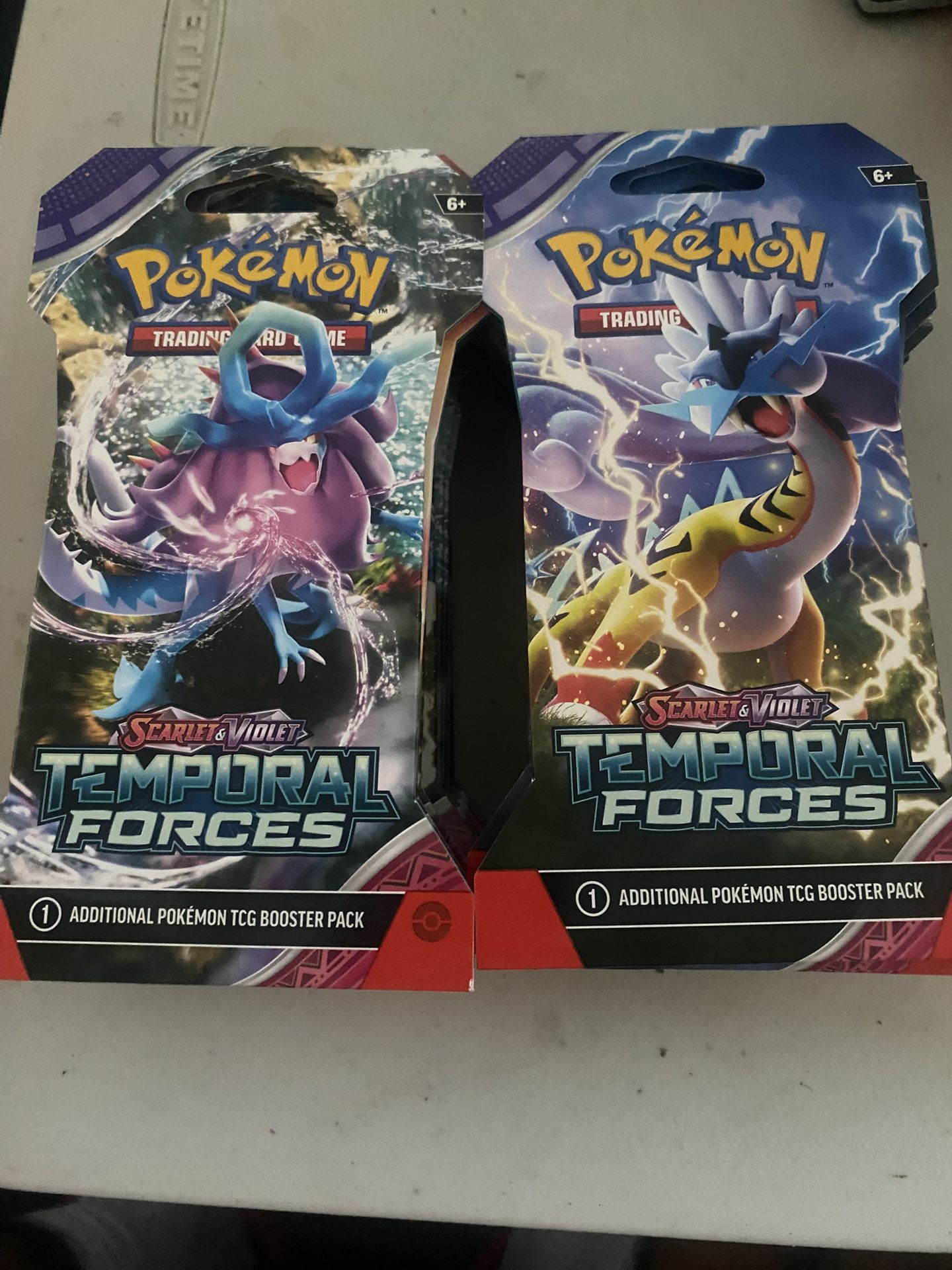 Pokemon Cards! Temporal Forces Sleeves - 20 Available