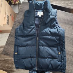 Old Navy Down Zip Up Vest
