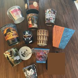 Various Movie Popcorn Buckets
