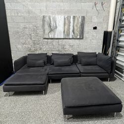 Dark Gray Modern Sectional 