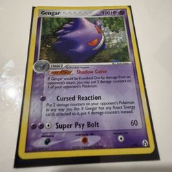 Gengar 5/92 Holo Pokemon Card