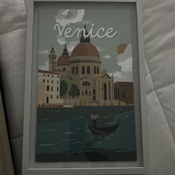 Framed travel posters 5$ each