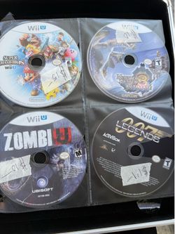 Nintendo wii u video games all working