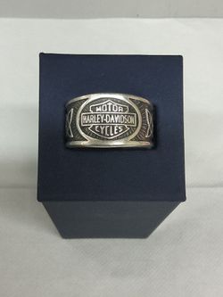 Silver Harley Davidson Ring