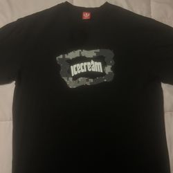 ICECREAM Billionaire Boys Club Digital Logo Tee - Black