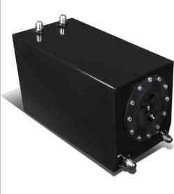 3 Gallons Aluminum Bottom-Feed Fuel Cell Gas Tank / tanque