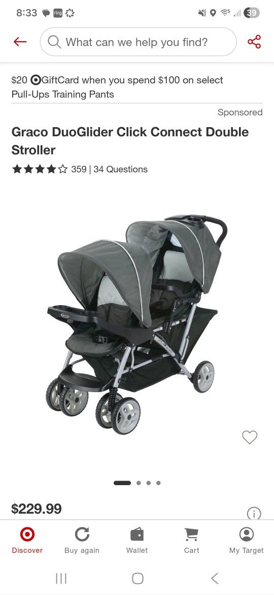 Double Click Connect Stroller.