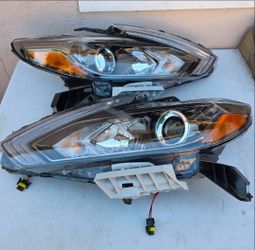 16-18 Nissan Altima Headlights Faros Calaveras Micas Luces Lamps