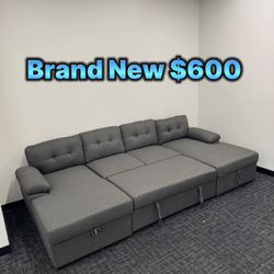 U Shape Sectional Sofa Bed Couch 🛋️ Brand New In Box 📦 