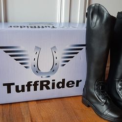 (NEW IN BOX) TuffRider Children's Starter Back Zip Field Boots Black