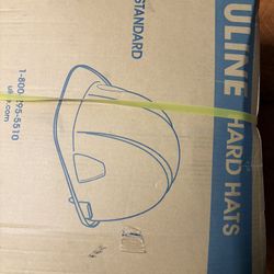 Box Of Orange Hardhat Brand New