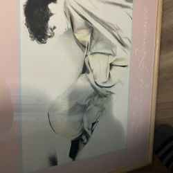 Framed Romantic Print $40