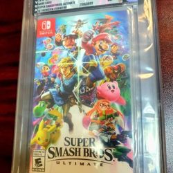 Super Smash Bros Ultimate Graded VGA 85 Nintendo Switch NM+ Mint Archival Sealed