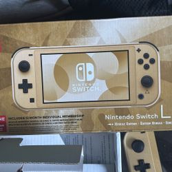 Nintendo switch Lite Zelda edition