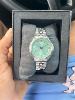 Bulova Watch with Teal Dial
