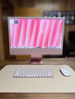 iMac 24" M4 (2024) – Pink – 16GB RAM / 256GB SSD – Like New