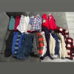 Baby Boy Clothe Size 18 Months 