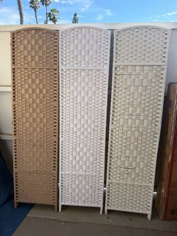 3 panel room dividers (3 options)