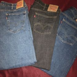 Levi Jeans 501, 505, 559 sold separately 