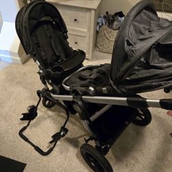 Baby Jogger- City Select Double Stroller w/ extras purchased (second chair, tray, & car seat adapter