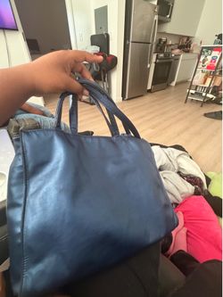 blue telfar bag