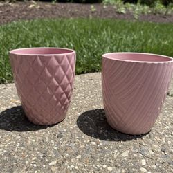 Pink Ceramic Pots