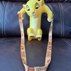 Disney World Lion King Simba Lion Refillable Popcorn Collectible Bucket