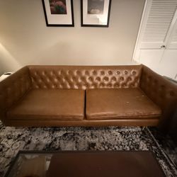 Leather Couch 