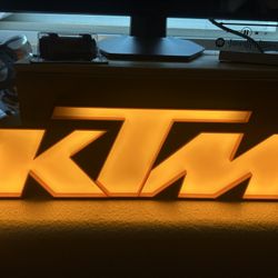 Custom Ktm Sign Light Up