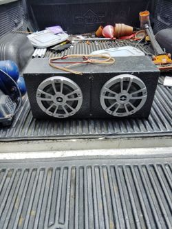 SPEAKER BOX WITH INFINITY SPEAKERS 