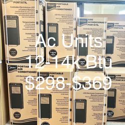 Portable Ac Unit 12-14 K BTU Cools 350-700 Sq Ft $298-$369 Free Delivery $55 Down On Finacing