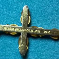 Black Hills Gold Cross And Chain