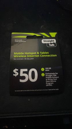 Mobile Hotspot & Tablet Wireless Internet Connection StraightTalk