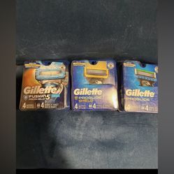 Gillette Fusion Proshield Chill Cartridge 4Ct 3 Pcs