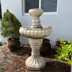 Two Tier Italian Fountain Stone