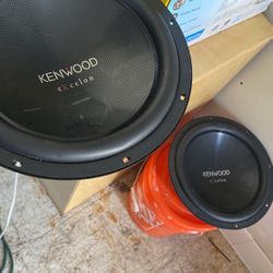 2 Kenwood Exclelon 12” Subwoofers