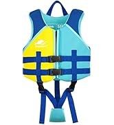Toddler Swim Vest, Kids Float Jacket with Adjustable Straps Size M (4-6 y.o. 40-55 pounds)