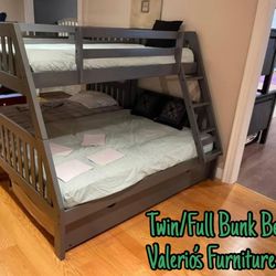 Twin Over Full Bunk Bed Take Home With $39 Down 