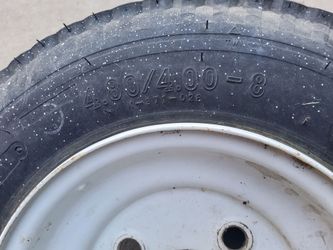 4 lug  4.80 x 8" boat trailer tire
