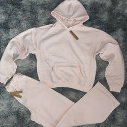 Pink Skims Set Hoodie & Sweats - Size Small