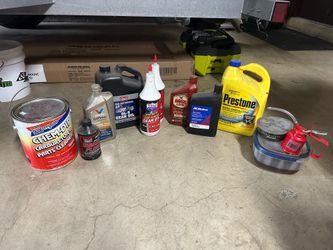 Automotive fluids gear transmission brake power steering antifreeze